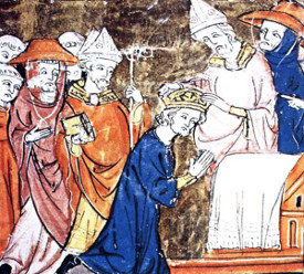 Папа Лев III коронует Карла Великого
