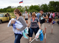 Беженцы из Донецка