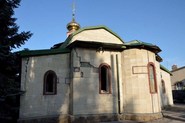 Храм Иоанна Кронштадтского после обстрела нацгвардией