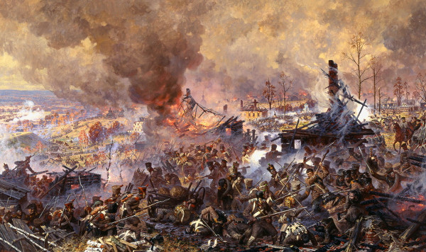А.Аверьянов. Сражение за Малоярославец 12 (24) октября 1812 года.