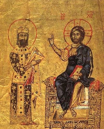 Христос и Алексей I Комнин (1081-1118) 