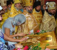 Мощи Иоасафа Белгородского в Мгарском монастыре