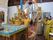 Архієрейське богослужіння в Мгарській обителі