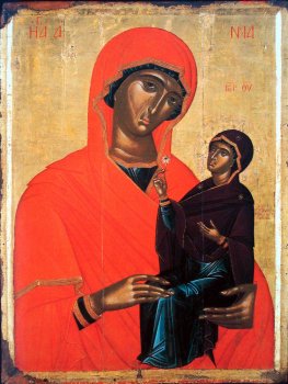 «Святая Анна с младенцем Марией», Греция, XV в.